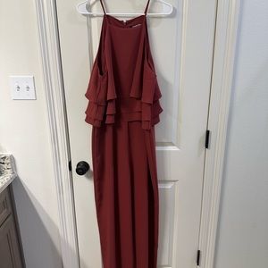 Maroon Gianni Bini jumpsuit size 12